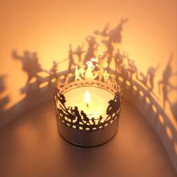 Transform Your Space With Dancing Shadow Play Silhouette Candle Attachment For Stunning Dance-Themed Projection - Perfect Gift - thumbnail 3