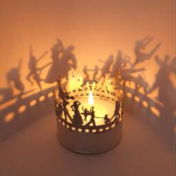 Transform Your Space With Dancing Shadow Play Silhouette Candle Attachment For Stunning Dance-Themed Projection - Perfect Gift