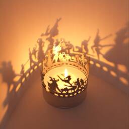 Transform Your Space With Dancing Shadow Play Silhouette Candle Attachment For Stunning Dance-Themed Projection - Perfect Gift - thumbnail 2