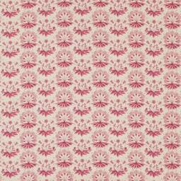 Morris & Co Primrose & Columbine Door Curtain Claret