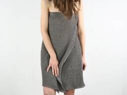 Waffle Wrap Towel. Linen Spa Wrap. Bath Natural Sauna Organic Waffle