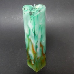 Handmade Candles, Green Candle, Decorative Heart Candle. Valentine's Day Gifts, Wedding Candles - thumbnail 3