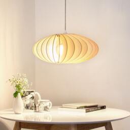 Nefi Wood Pendant Light, Lighting, Light Fittings - thumbnail 2