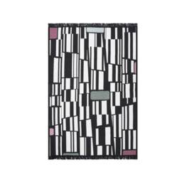 Reversible Kilim Rug Recycled Cotton Colorful Woven Rug - thumbnail 4