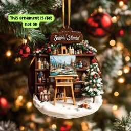 Personalized Art Studio Ornament Acrylic Painter Gift - thumbnail 4