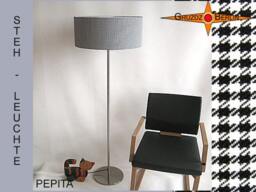 Floor Lamp Pepita Floor Black White Checkered - thumbnail 1