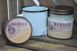 Aromatherapy Chamomile Tea Leaves Soy Candles - thumbnail 1