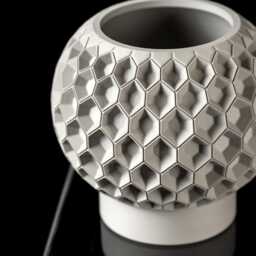 Modern Planter Pot With Tray Hexagon Indoor Plant UK Made - thumbnail 4