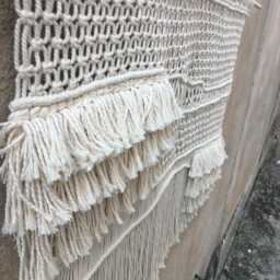Macrame Wall Hanging, Art Boho Wall Decor, Bedroom Tapestry - thumbnail 2