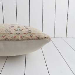 Vintage Turkish Kilim Pillow Cover, Bohemian Cushion - 16x16 - thumbnail 4