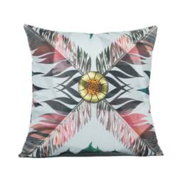 Designers Guild X Christian Lacroix - Feather Park Soft Ruisseau Bold Velvet Cushion Cover Luxury Leaf Pillow Custom - thumbnail 2