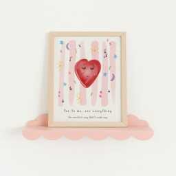 "Personalized Nursery Print ""You To Me Are Everything" - thumbnail 1