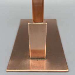 Modern Copper Business Card Holder, 7Th Anniversary Gift - thumbnail 4