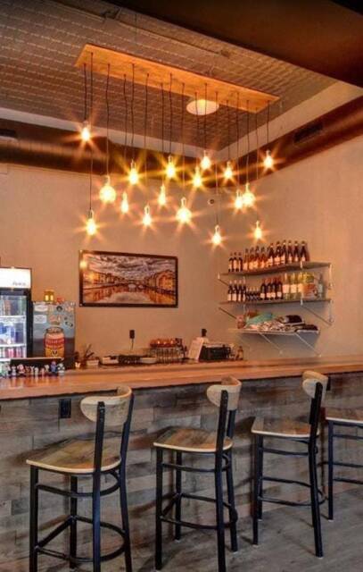 Rustic Wood Chandelier - 17 Pendant Lights Long Industrial Modern Lighting Commercial Restaurant Or Bar Led Bulbs Dining - image 1