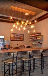 Rustic Wood Chandelier - 17 Pendant Lights Long Industrial Modern Lighting Commercial Restaurant Or Bar Led Bulbs Dining