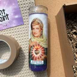 Saint Princess Diana Prayer Candle Scented Soy Wax, 120Hr Burn - thumbnail 2