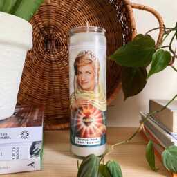 Saint Princess Diana Prayer Candle Scented Soy Wax, 120Hr Burn - thumbnail 1