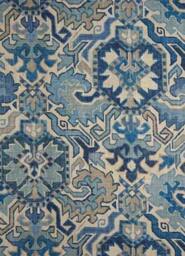 Mdbsw, Designer Pillow Cover, Medallion Floral, Blue - thumbnail 4