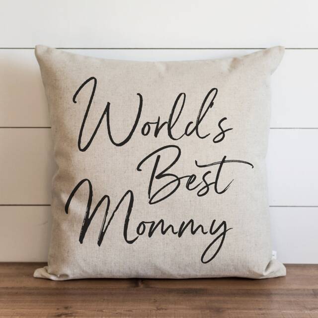 Best Mommy // 18 X 20 Pillow Cover Everyday Throw Gift Accent Cushion - image 1