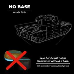 Heavy Tank Led Night Light, Gift, Army Ww2 Military Dad Lights, Bedroom Light - thumbnail 4