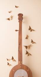 3D Wall Art Bronze Butterflies Apartment Decor, College Dorm Girl