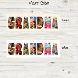 Grandma Photo Frame Single Mounted 1351A Word Name - thumbnail 2