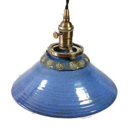 style#039 Blue Circle Of Life, Lighting, Pendant Light, Light Fixture, Ceiling Light, Custom Lighting, Restaurant Lighting, Home Lighting Lamp - thumbnail 3
