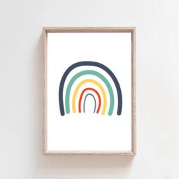 3 Boys Nursery Prints, Bedroom Decor, Brother Playroom Brothers Big Bro, Little Rainbow Wall Art - thumbnail 3