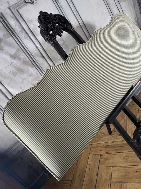 Scalloped Headboard Choice Of Fittings & Coast Stripe Fabrics - image 1