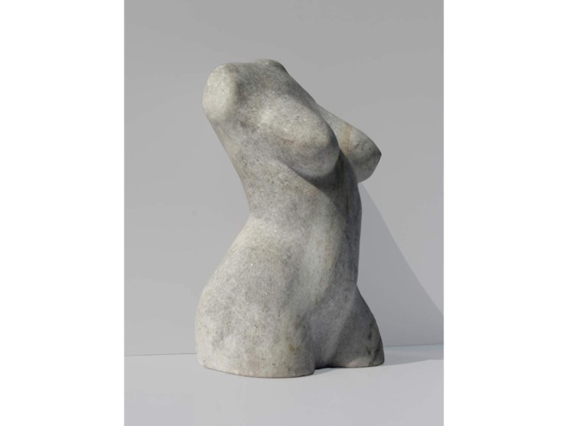 Venus With Scar Hand Carved Marble Torso Sculpture Original Luxury Gallery Fine Art - image 1