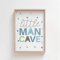 3 Boys Nursery Prints, Little Man Cave, Will Be Boys, Let The World Hear Your Roar, Wall Art, Bedroom, Brothers - thumbnail 2