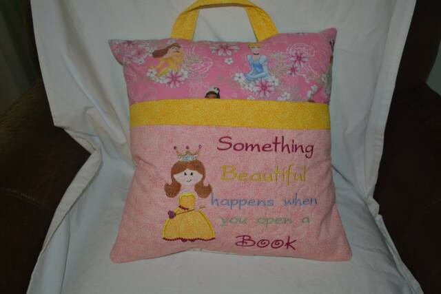 Princess Reading Pocket Pillow - image 1