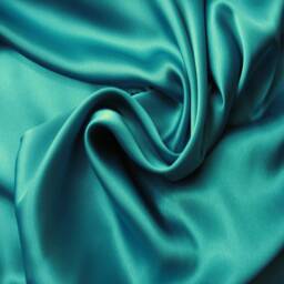 Teal Green Charmeuse Satin Pillowcase, Handmade in Usa