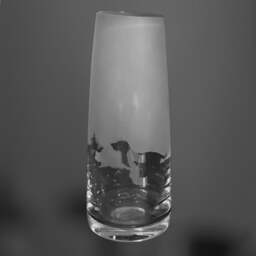 Wire Dachshund Vase - 15cm Crystal Glass Bud Vase With Wire Haired Dachshund Frieze Design - thumbnail 3