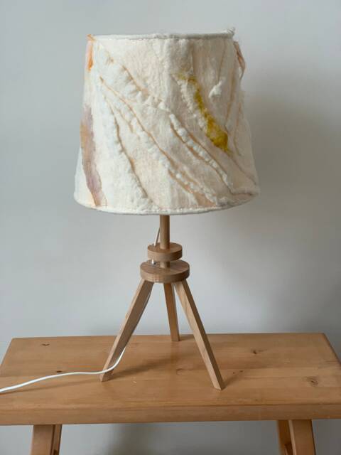 "Felt Table Lampshade ""Venetian Carnival" - image 1