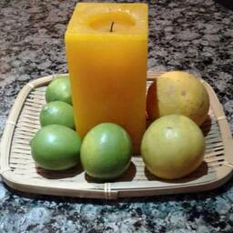 Citrus Smell Candle Perfect For Kitchen & Neutral Smell - thumbnail 2