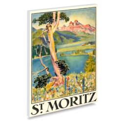 Reprint Of The Vintage Travel Poster To St. Moritz - thumbnail 2