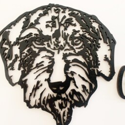 Personalised Wire Haired Dachshund Art - Plaque Gift Sign Dog Lover Frame - thumbnail 2