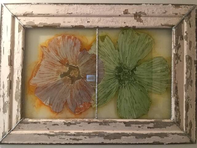 Glass Flower Wall Art