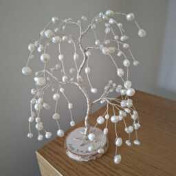 Personalised 30Th Wedding Gift For Couples, Pearl Anniversary Present, Freshwater Tree - thumbnail 4
