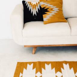 Mexican Rug, Handwoven Oaxacan Wool Rug, Accent Handwoven Living Room Area Rug - thumbnail 2