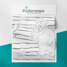 Gruffalo Outlines Roller Blind, & Friends Children's Made To Measure, Roller Blind For Nursery - thumbnail 2