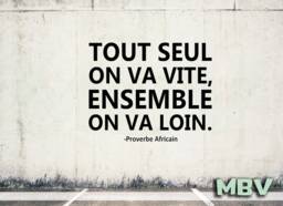 French Quote Wall Decal African Proverb Car Vinyl Sticker - thumbnail 1