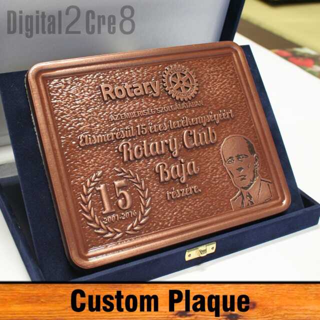 Custom Plaque Personalized in Full 3D Graphic Or Lettering. Memorial Plaque Retirement Gift, Custom Sign - image 1