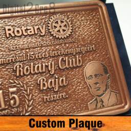 Custom Plaque Personalized in Full 3D Graphic Or Lettering. Memorial Plaque Retirement Gift, Custom Sign - thumbnail 3