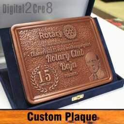 Custom Plaque Personalized in Full 3D Graphic Or Lettering. Memorial Plaque Retirement Gift, Custom Sign - thumbnail 1