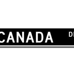 Canada Street Sign, Gift, Keepsake, Wall Decor, Souvenir, Canada, Custom Quality Metal Sign - thumbnail 2