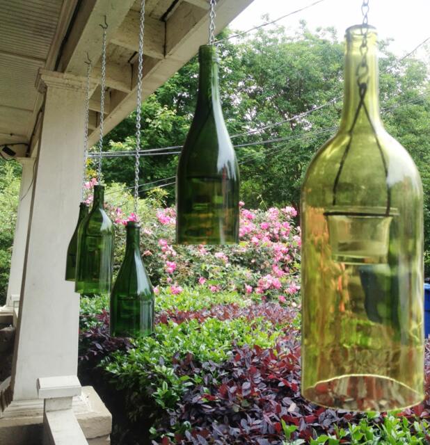Hanging Wine Bottle Lantern - image 1