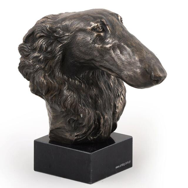 Borzoi, Russian Wolfhound, Dog Marble Statue, Limited Edition, Artdog. Made Of Cold Cast Bronze. Solid, Perfect Gift. Limited Edition - image 1