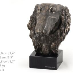 Borzoi, Russian Wolfhound, Dog Marble Statue, Limited Edition, Artdog. Made Of Cold Cast Bronze. Solid, Perfect Gift. Limited Edition - thumbnail 4